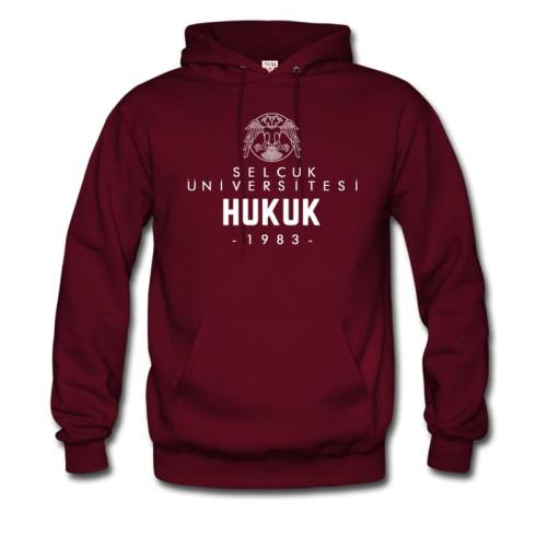 Selçuk Üniversitesi Hukuk Fakültesi Hoodie Model 1