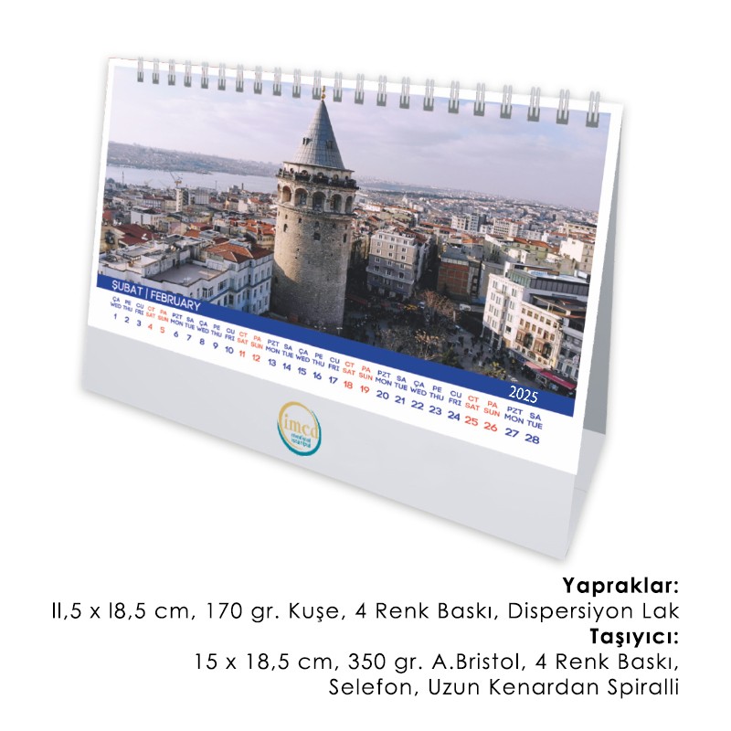 KP02140-1032 Üçgen Takvim