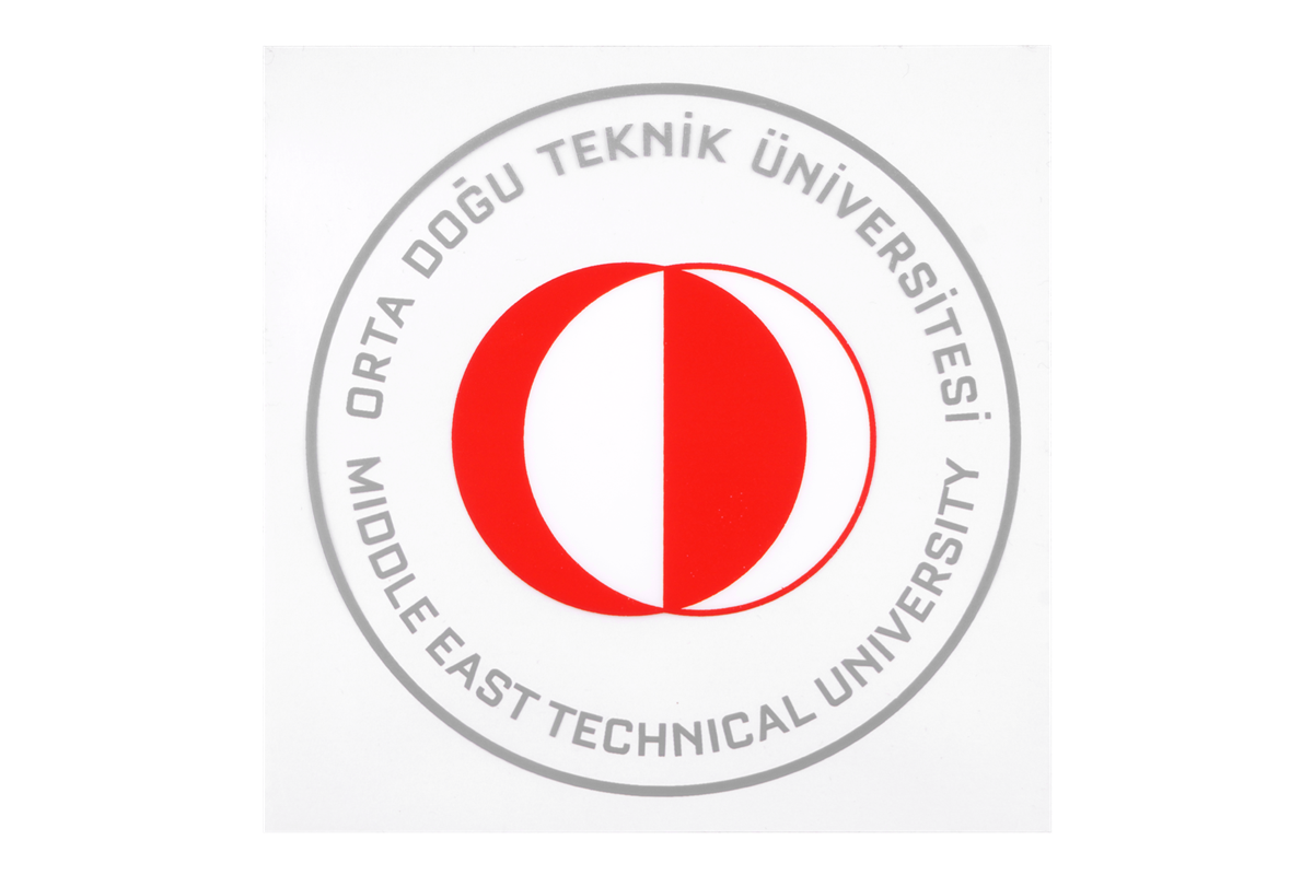 Orta Doğu Middle East Yuvarlak Araba Stickerı (Gri) (Kırmızı)